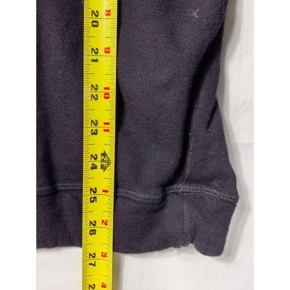 MATE The Label Black Organic Fleece Panel Crewneck Sweatshirt Large L - Picture 4 of 7